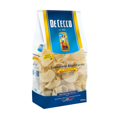 DE CECCO LUMACONI RIGATI No123 500gr