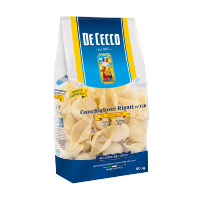 DE CECCO CONCHIGLIONI RIGATI No126 500gr