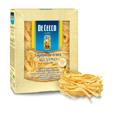 DE CECCO TAGLIATELLE ALL UOVO No104 250gr