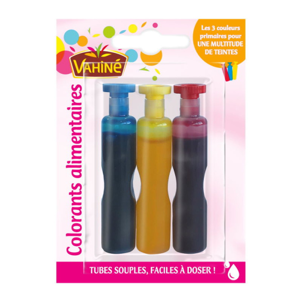 VAHINE CONFECTIONARY COLOURS IN TUBES 6ml 3pcs