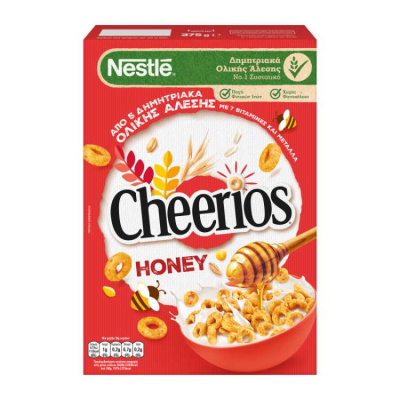 CHEERIOS CEREALS WITH HONEY 375gr