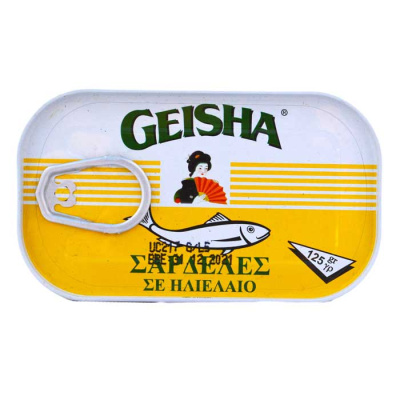 GEISHA SARDINES IN OIL 125gr