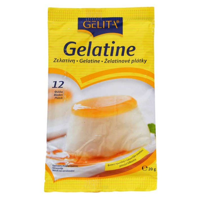 GELITA GELATINE LEAVES 20gr