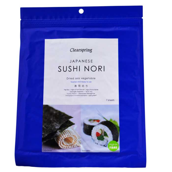 CLEARSPRING Ιαπωνικό Φύκι Nori για Sushi 17gr