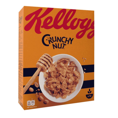 KELLOGG'S CRUNCHY HONEY & NUT FLAKES 375gr