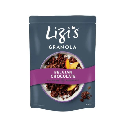 LIZI'S GRANOLA BELGIAN CHOCOLATE 400gr