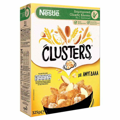 NESTLE CLUSTERS ALMOND CEREAL 325gr