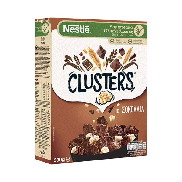CLUSTERS CHOCO CEREALS 330gr