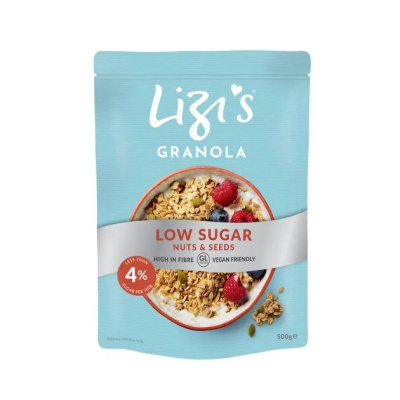 LIZI'S LOW SUGAR GRANOLA 500gr