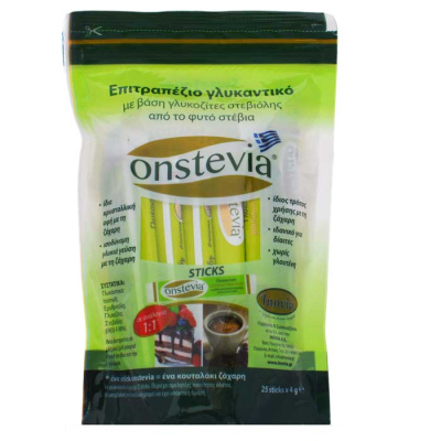 ONSTEVIA Γλυκαντικό 25 sticks 100gr