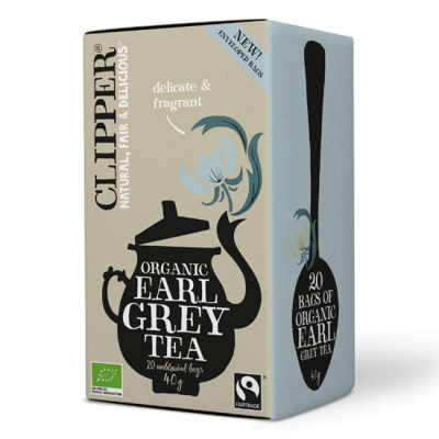 CLIPPER EARL GREY 20pcs 40gr bio