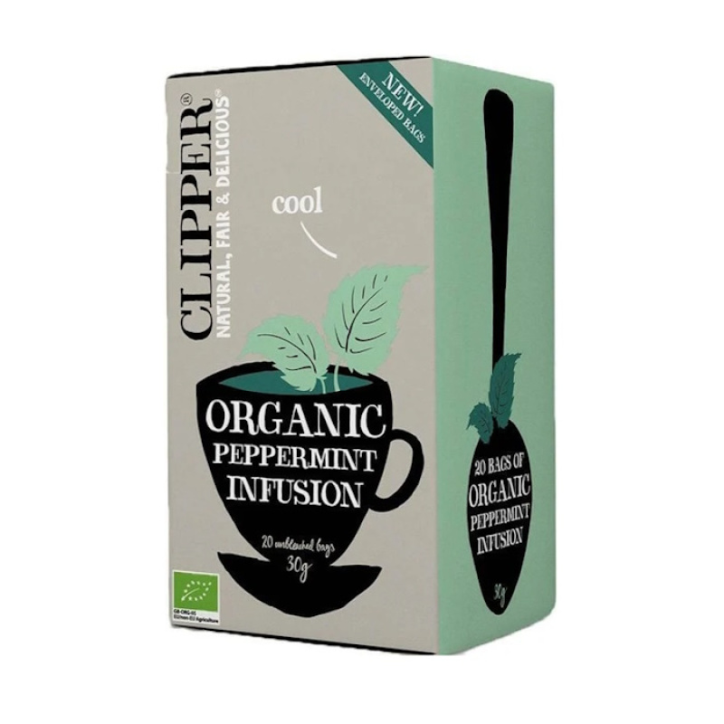 CLIPPER PEPPERMINT 20pcs 30gr bio