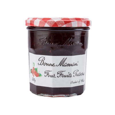 BONNE MAMAN 4 FRUITS JAM 370gr