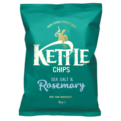 KETTLE CHIPS SEA SALT & ROSEMARY 130gr