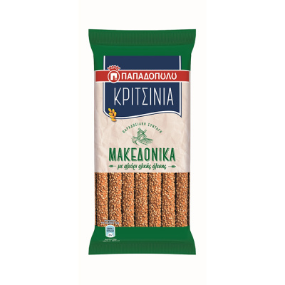 PAPADOPOULOU BREAD STICKS WITH WHOLE GRAIN FLOUR 200gr