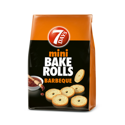 7DAYS MINI BAKE ROLLS BARBEQUE 160gr