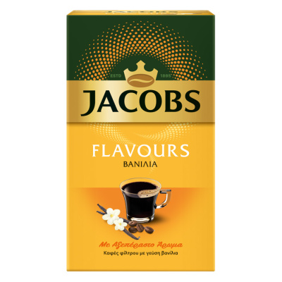 JACOBS FLAVOURS Καφές Φίλτρου Βανίλια 250gr