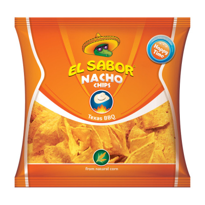 EL SABOR NACHO CHIPS TEXAS BBQ 225gr