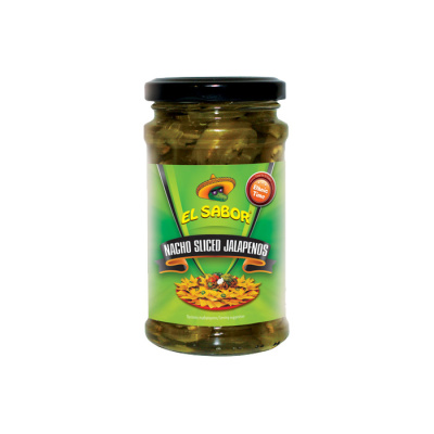 EL SABOR NACHO SLICED JALAPENOS 225gr