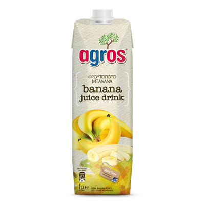 AGROS JUICE DRINK BANANA 1lt