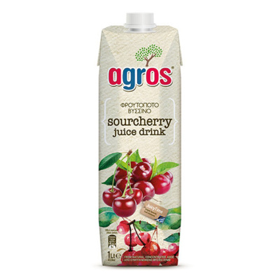 AGROS SOURCHERRY JUICE DRINK 1lt