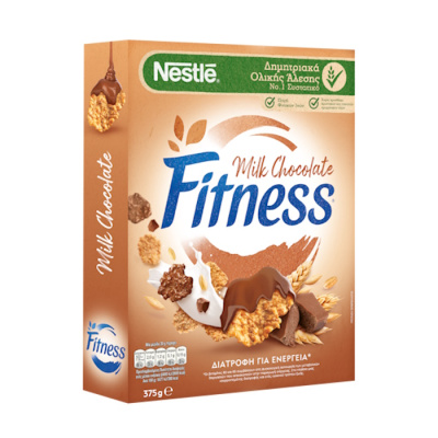 FITNESS Δημητριακά Μαύρη Σοκολάτα 375gr