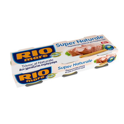 RIO MARE TUNA IN WATER 80gr 3pcs