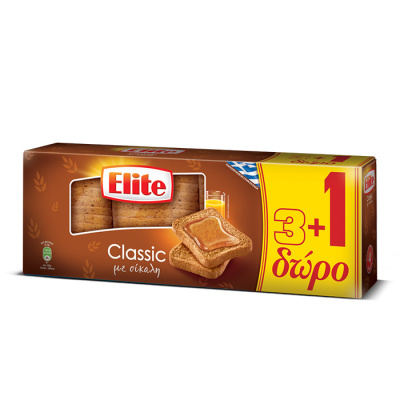 ELITE CLASSIC RUSKS RYE 360gr (3+1FREE)