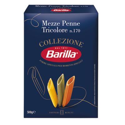 BARILLA MEZZE PENNE TRICOLORE 500gr