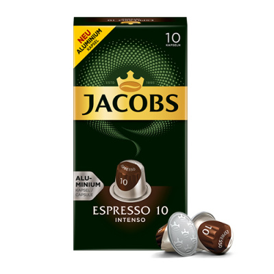 JACOBS Espresso 10 Intenso 10 κάψουλες 52gr