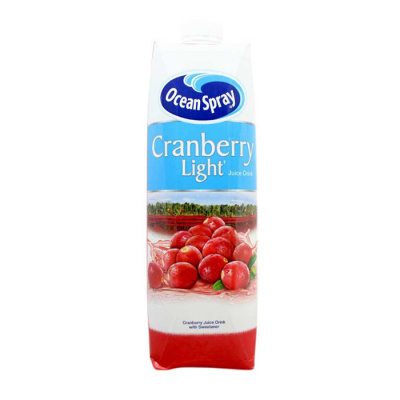 OCEAN SPRAY LIGHT CRANBERRY JUICE 1lt