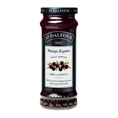 ST.DALFOUR BLACK CHERRY JAM 284gr