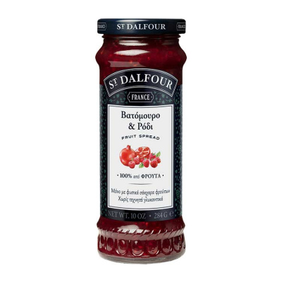 ST.DALFOUR RASPBERRY & POMEGRANATE JAM 284gr