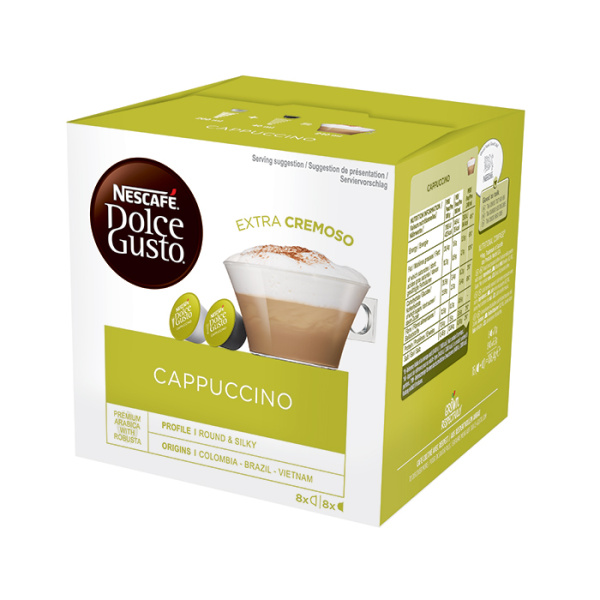 NESCAFE DOLCE GUSTO CAPPUCCINO 16 κάψουλες 186,4gr