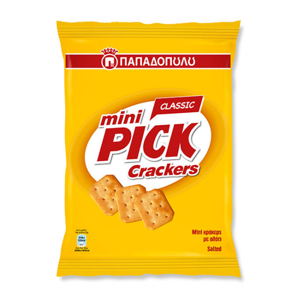 ΠΑΠΑΔΟΠΟΥΛΟΥ Pick Crackers Μίνι με Αλάτι 70gr
