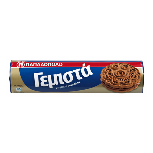 PAPADOPOULOU SANDWICH BISCUITS WITH CHOCOLATE CREAM 200gr