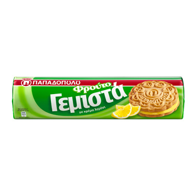 PAPADOPOULOU SANDWICH BISCUITS WITH LEMON CREAM 200gr