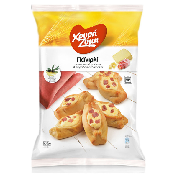 CHRYSI ZYMI PENIRLI WITH BACON AND KASSERI CHEESE 650gr