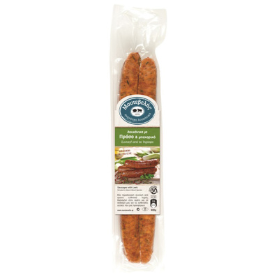 MOUTEVELIS SAUSAGES WITH LEEK 2pcs 400gr