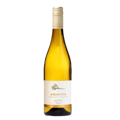 ΣΚΟΥΡΑΣ Αρμύρα Chardonnay Μαλαγουζιά Οίνος Λευκός 750ml