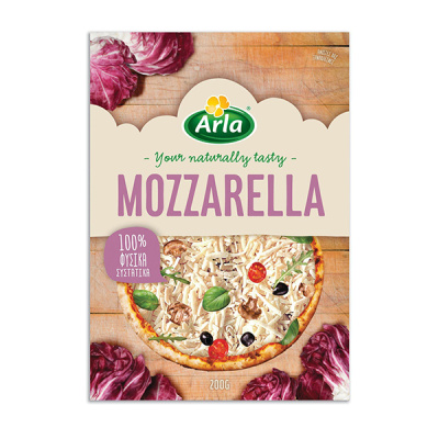 ARLA MOZZARELLA CHEESE GRATED 200gr