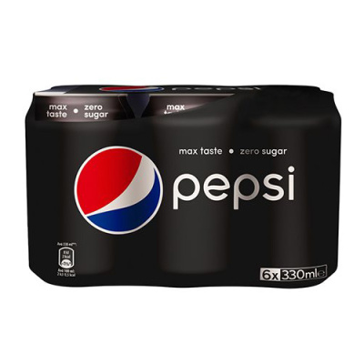 PEPSI MAX Χωρίς Ζάχαρη 330ml 6τεμ