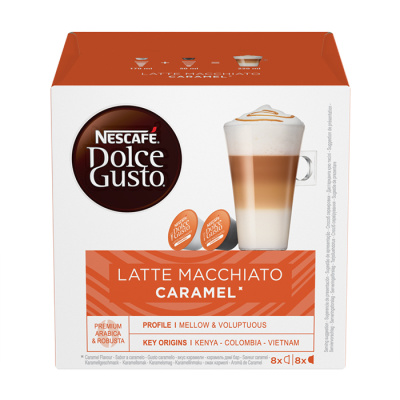 NESCAFE DOLCE GUSTO LATTE MACCHIATO CARAMEL 16caps 145,6gr