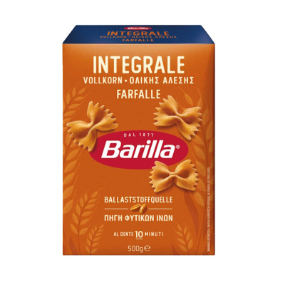 BARILLA INTEGRALE FARFALLE 500gr