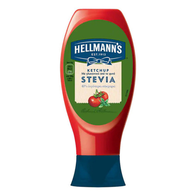 HELLMANN'S KETCHUP WITH STEVIA 465gr