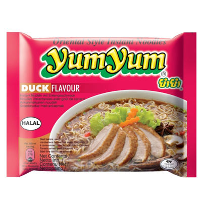 YUM YUM INSTANT DUCK NOODLES 60gr