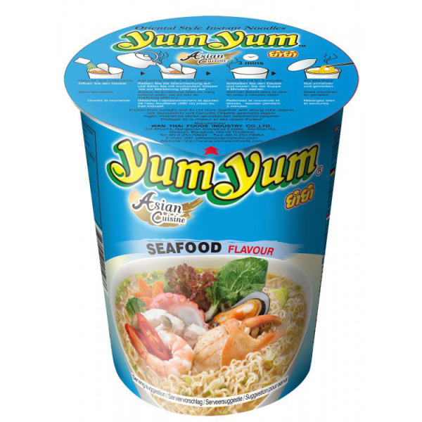 YUM YUM INSTANT SEAFOOD CUP NOODLES 70gr