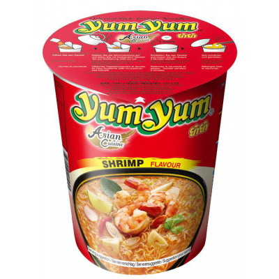 YUM YUM INSTANT SHRIMP CUP NOODLES 70gr