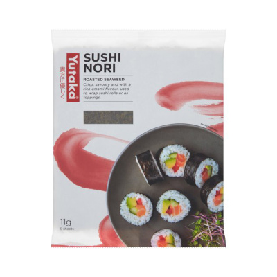 YUTAKA SUSHI NORI 11gr (5 sheets)