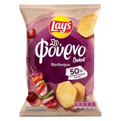 LAY'S Πατατάκια Φούρνου Μπάρμπεκιου 105gr